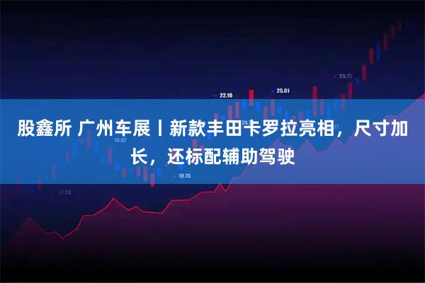股鑫所 广州车展丨新款丰田卡罗拉亮相，尺寸加长，还标配辅助驾驶