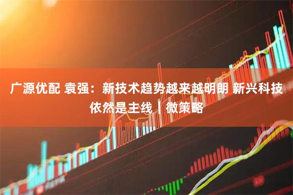 广源优配 袁强：新技术趋势越来越明朗 新兴科技依然是主线｜微策略